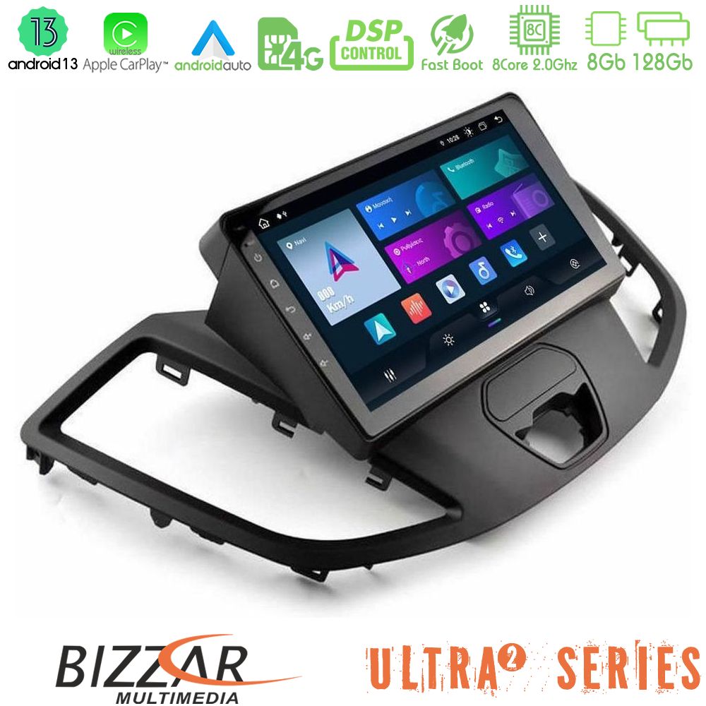 Alternative view of Bizzar Ultra Series Ford Transit 2014-> 8core Android13 8+128GB Navigation Multimedia Tablet 9"