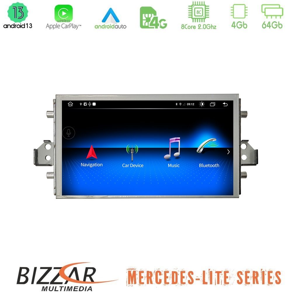 Alternative view of Bizzar OEM Mercedes E Class (W212) NTG4.0 Android13 8Core (4+64GB) Navigation Multimedia 7" (OEM Style)