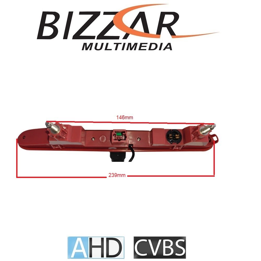 Alternative view of Citroen / Peugeot / Opel / Toyota Κάμερα Οπισθοπορείας Τρίτο Stop OEM Style AHD720 και CVBS