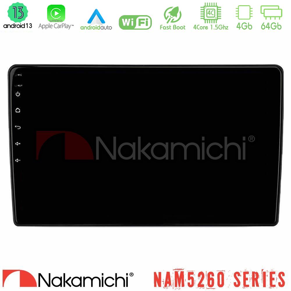 Alternative view of Nakamichi NAM5260 Series 4Core Android13 4+64GB Opel Zafira Navigation Multimedia Tablet 9" Με Carplay & Android Auto