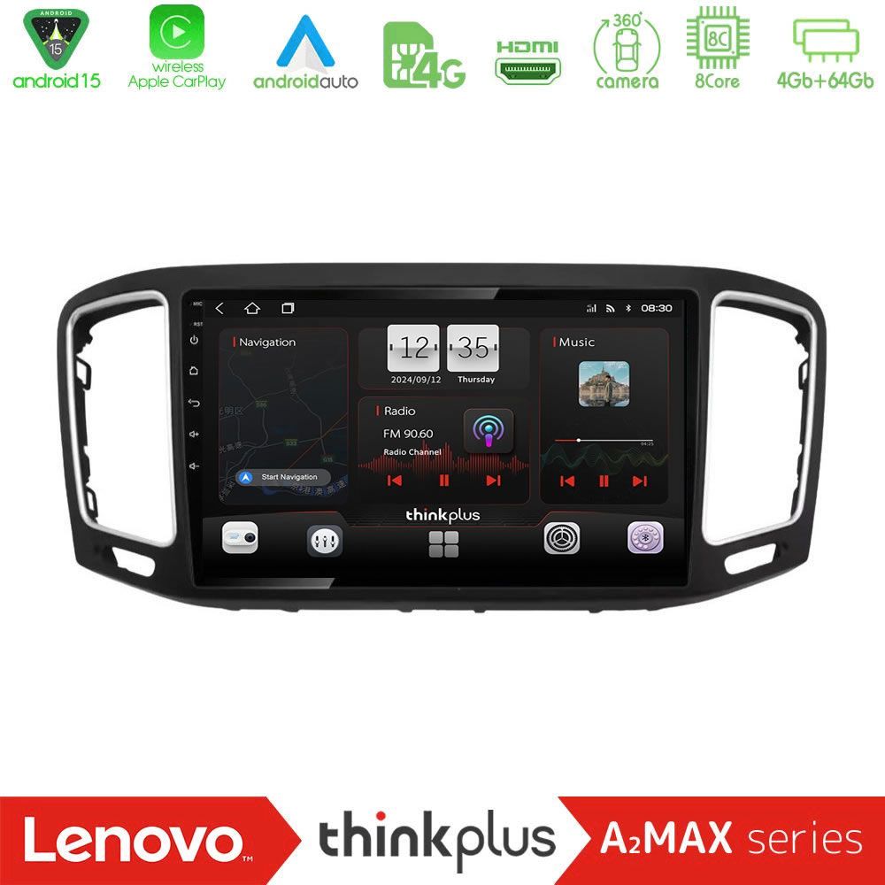 Lenovo Thinkplus A2MAX Series 8Core Android15 4+64GB VW Sharan 2010-2015 Navigation Multimedia Tablet 9"
