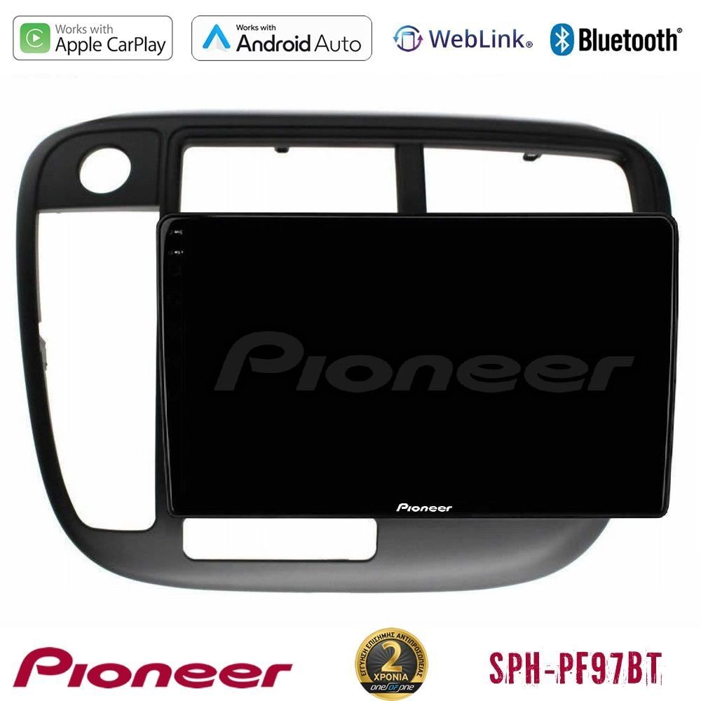 Pioneer SPH-PF97BT Series Honda Civic 1995-2001 Multimedia Station 9" (Tablet Style) Με Carplay & Android Auto