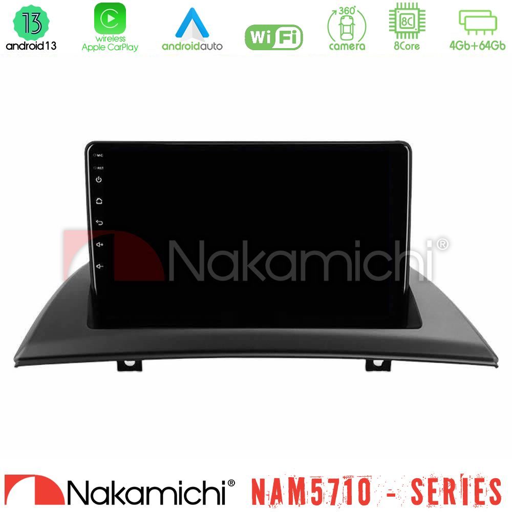 Nakamichi NAM5710 Series 8Core Android13 4+64GB  BMW E83 Navigation Multimedia Tablet 9"