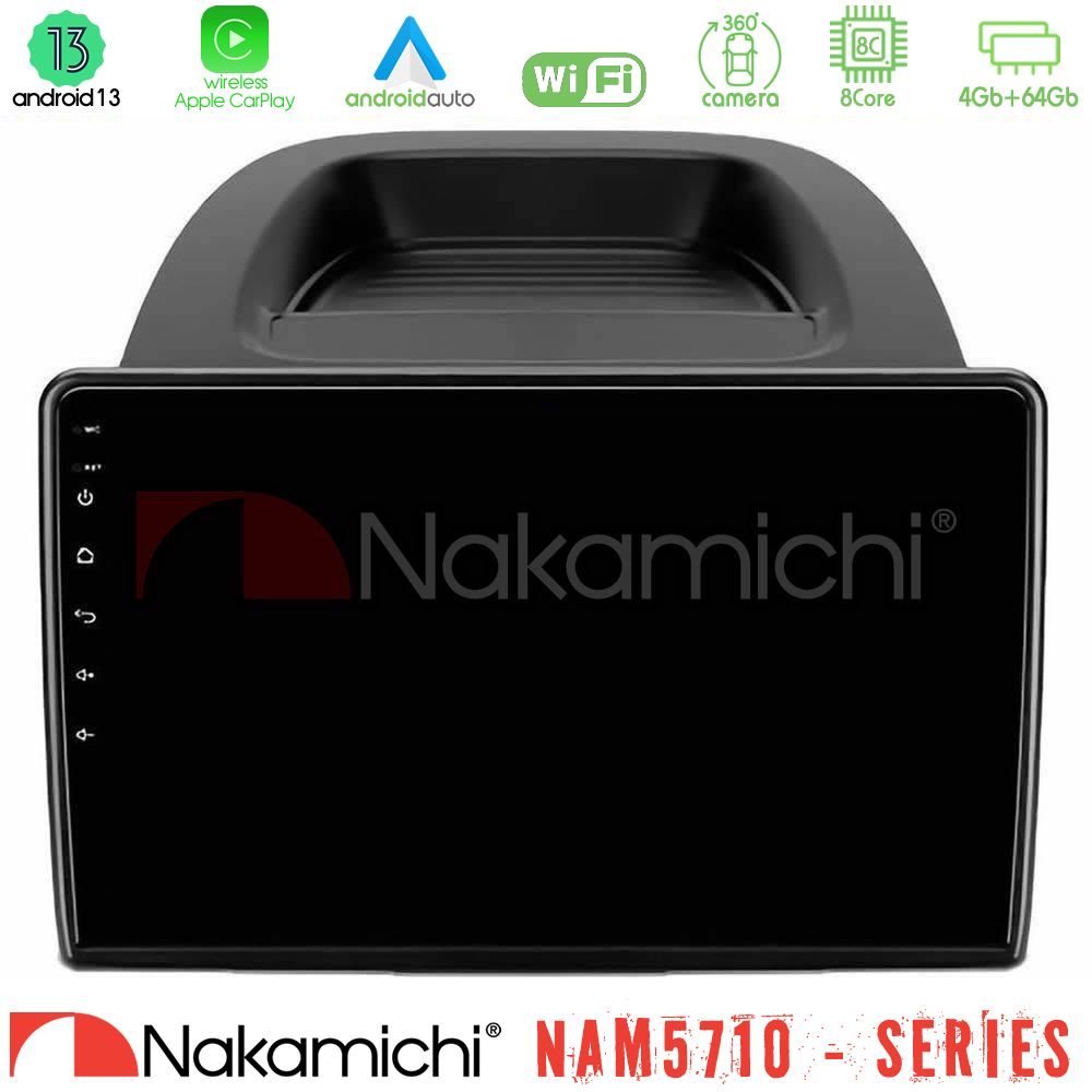 Nakamichi NAM5710 Series 8Core Android13 4+64GB  Ford Ecosport 2018-2020 Navigation Multimedia Tablet 10"