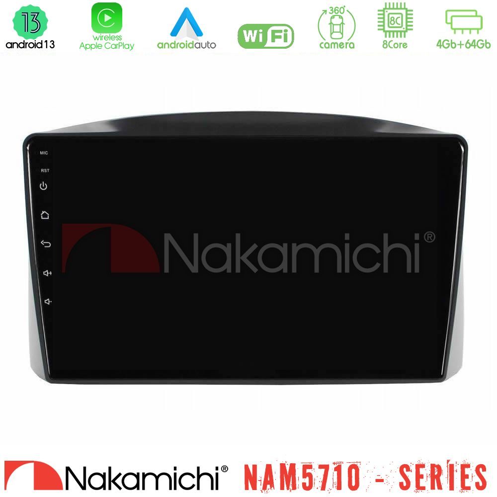 Nakamichi NAM5710 Series 8Core Android13 4+64GB  Jeep Grand Cherokee 2005-2007 Navigation Multimedia Tablet 10"