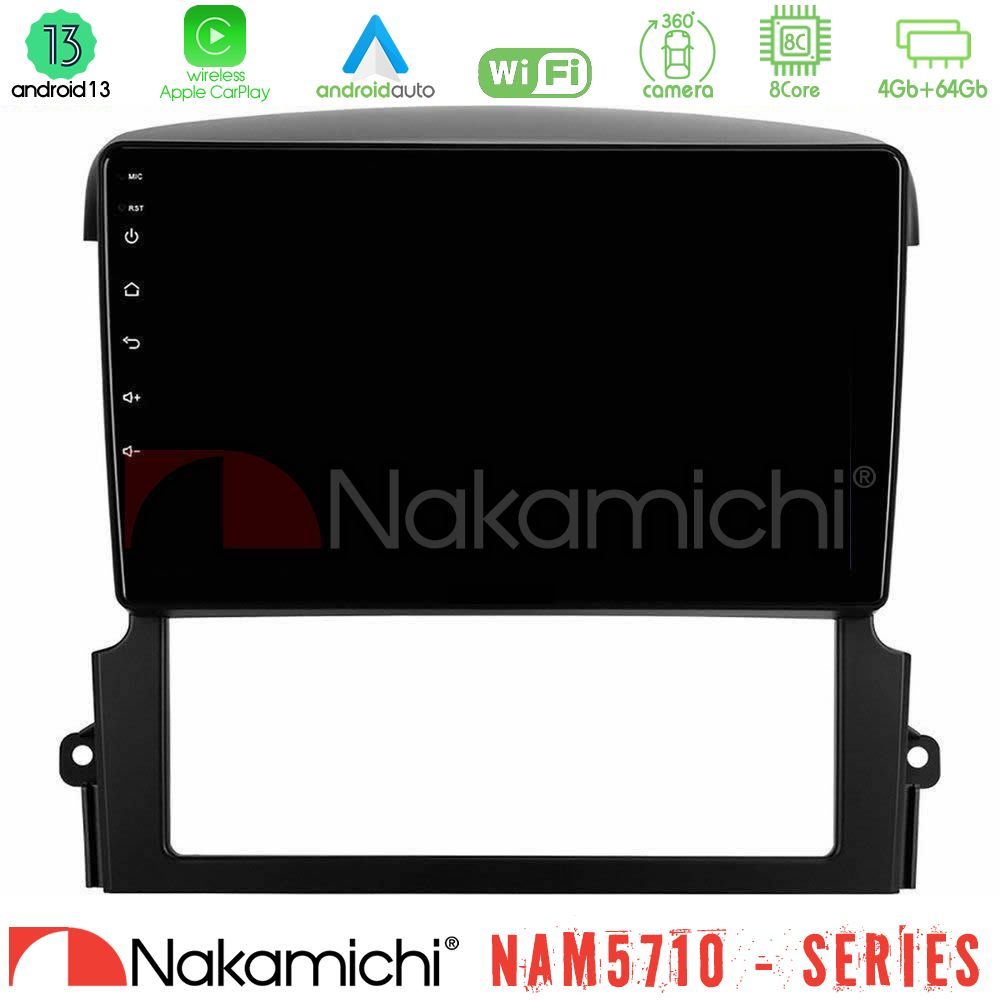Nakamichi NAM5710 Series 8Core Android13 4+64GB  Kia Sorento Navigation Multimedia Tablet 9"