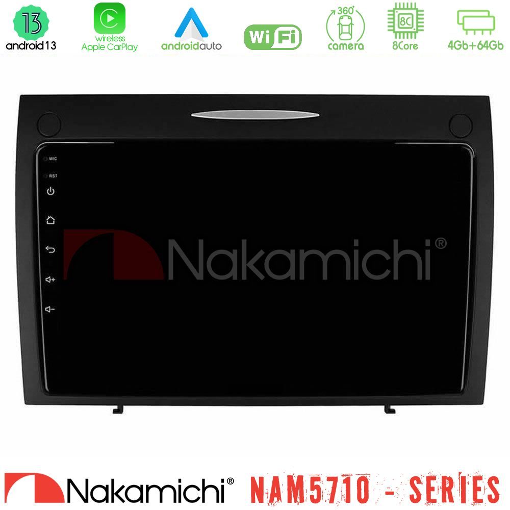 Nakamichi NAM5710 Series 8Core Android13 4+64GB  Mercedes SLK Class Navigation Multimedia Tablet 9"