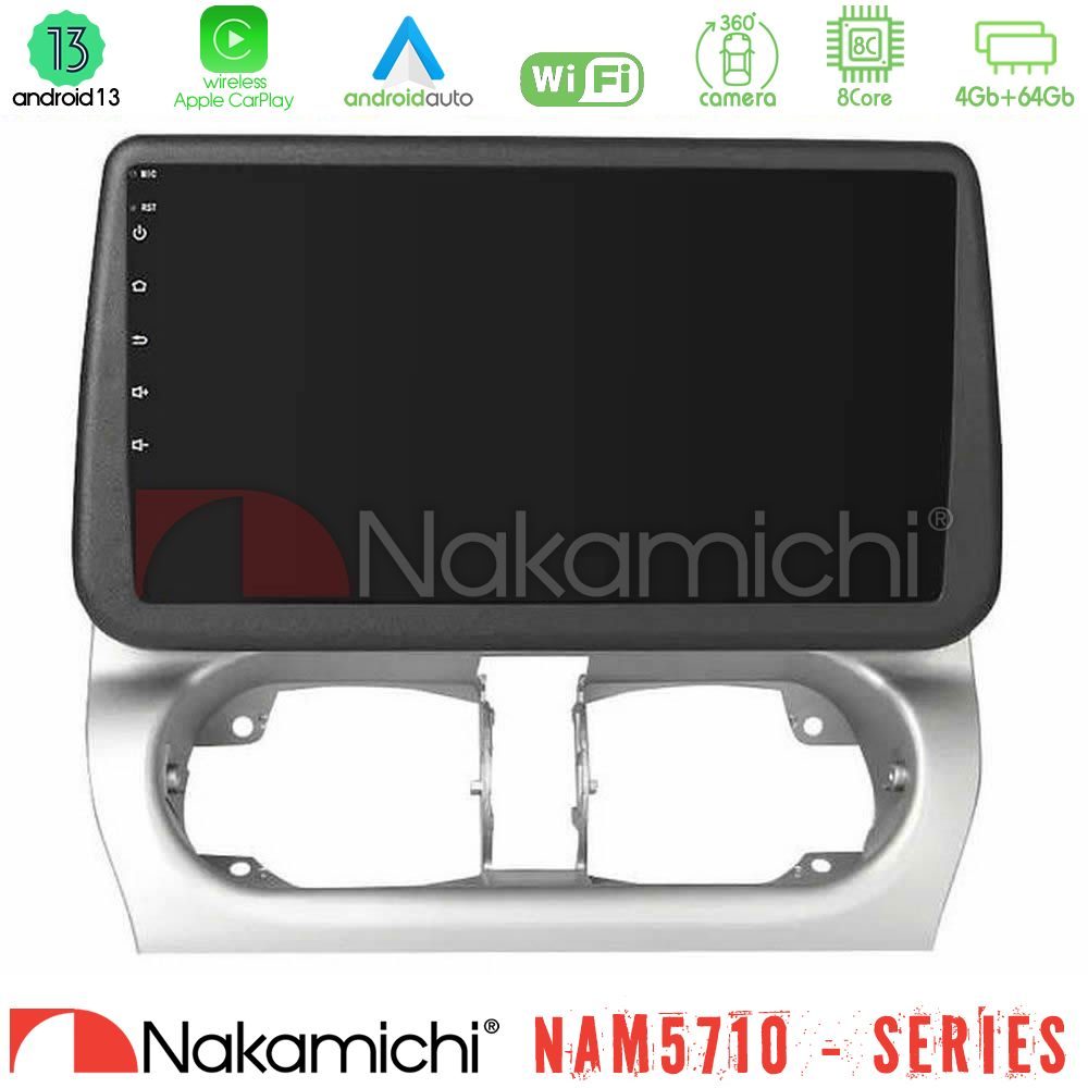 Nakamichi NAM5710 Series 8Core Android13 4+64GB  Opel Corsa C/Combo C Navigation Multimedia Tablet 9"