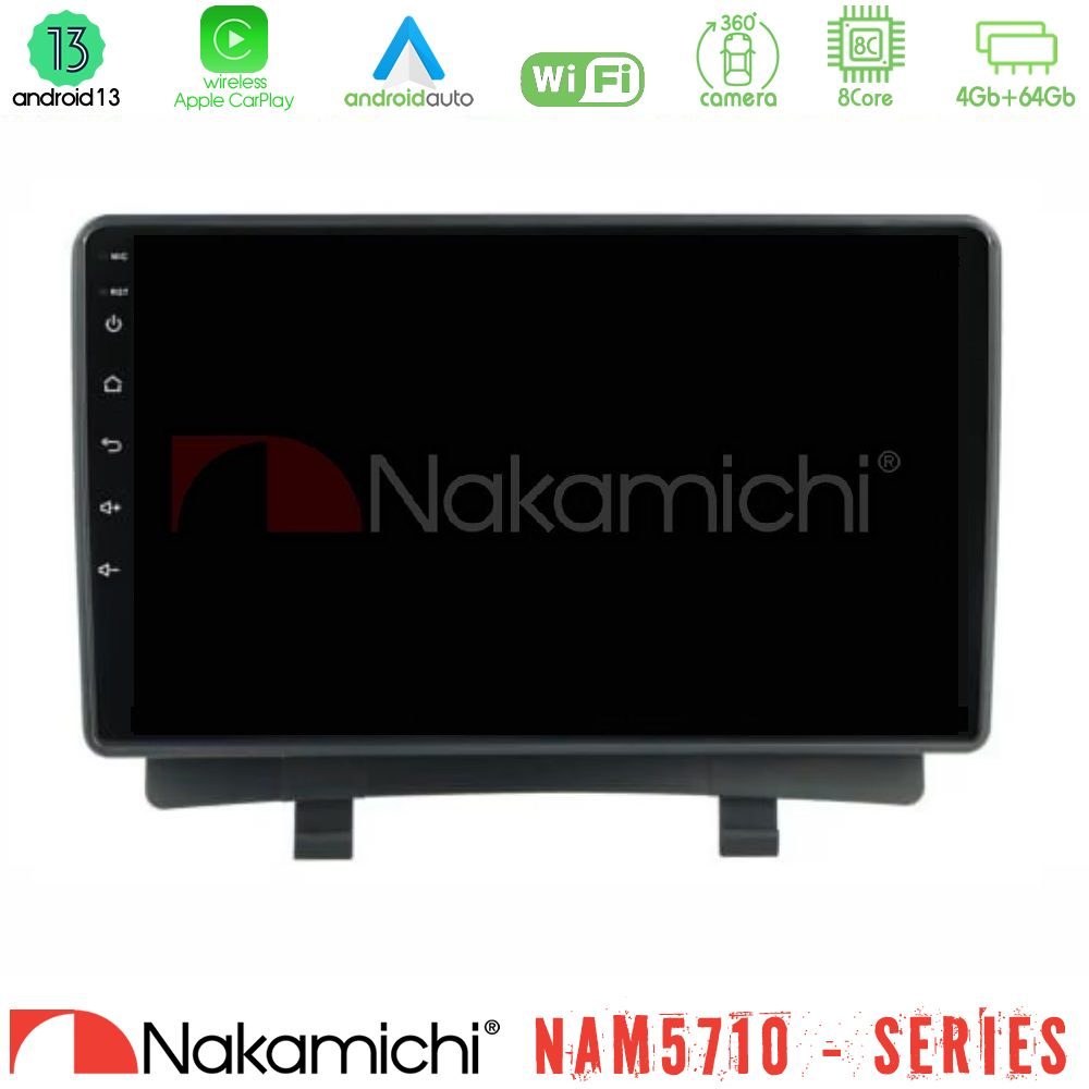 Nakamichi NAM5710 Series 8Core Android13 4+64GB  Opel Zafira 2012-2016 Navigation Multimedia Tablet 9"