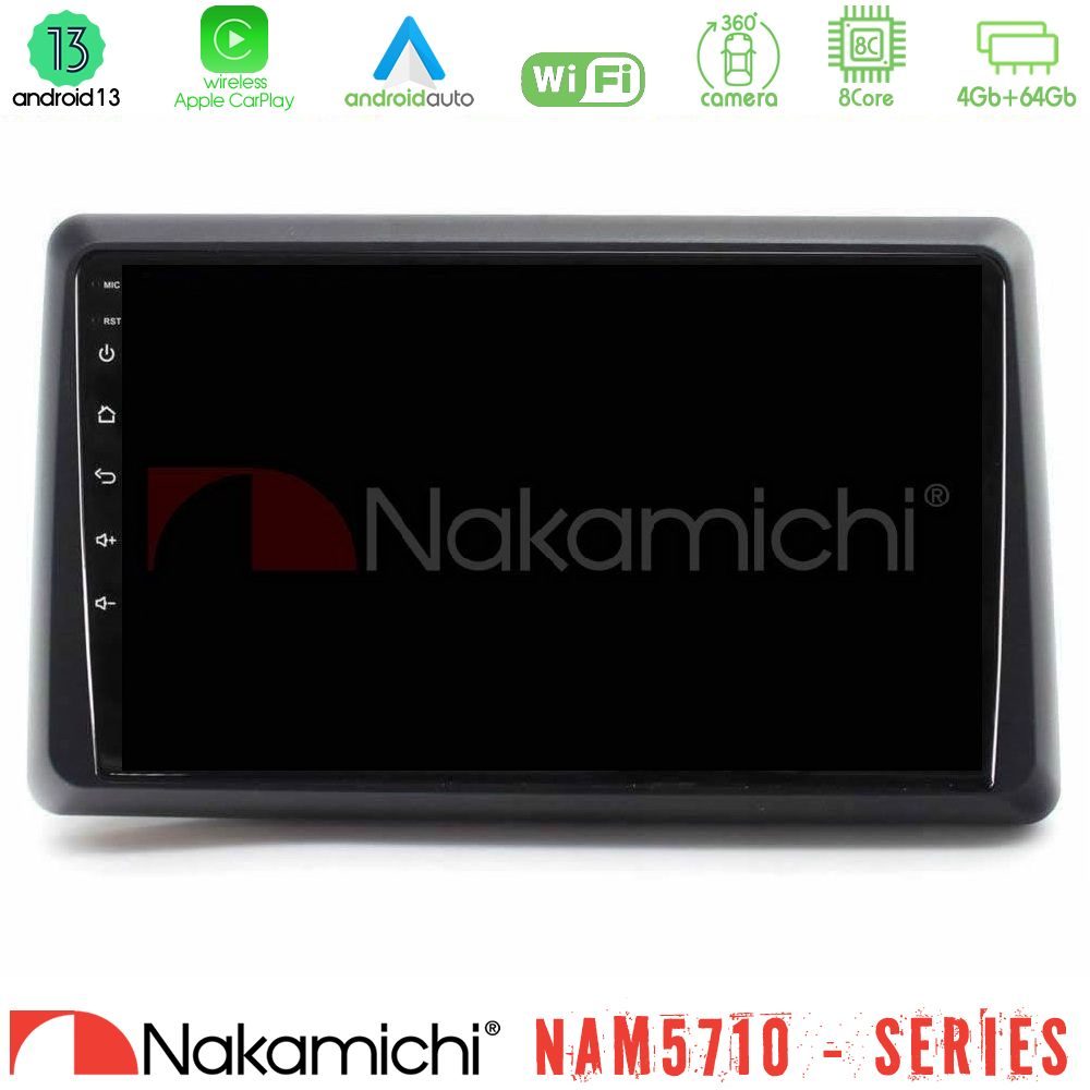 Nakamichi NAM5710 Series 8Core Android13 4+64GB Renault Express 2020-2025 Navigation Multimedia Tablet 9"
