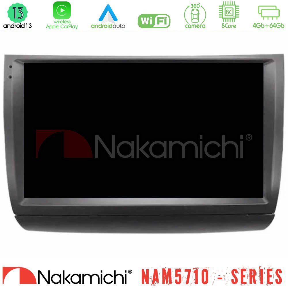 Nakamichi NAM5710 Series 8Core Android13 4+64GB  Toyota Prius 2004-2009 Navigation Multimedia Tablet 9"