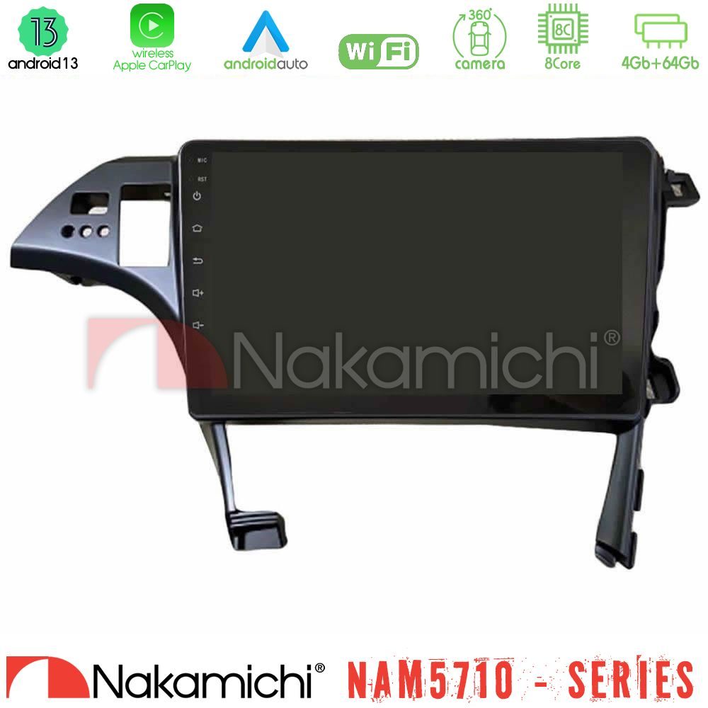 Nakamichi NAM5710 Series 8Core Android13 4+64GB  Toyota Prius 2010-2015 Navigation Multimedia Tablet 10"