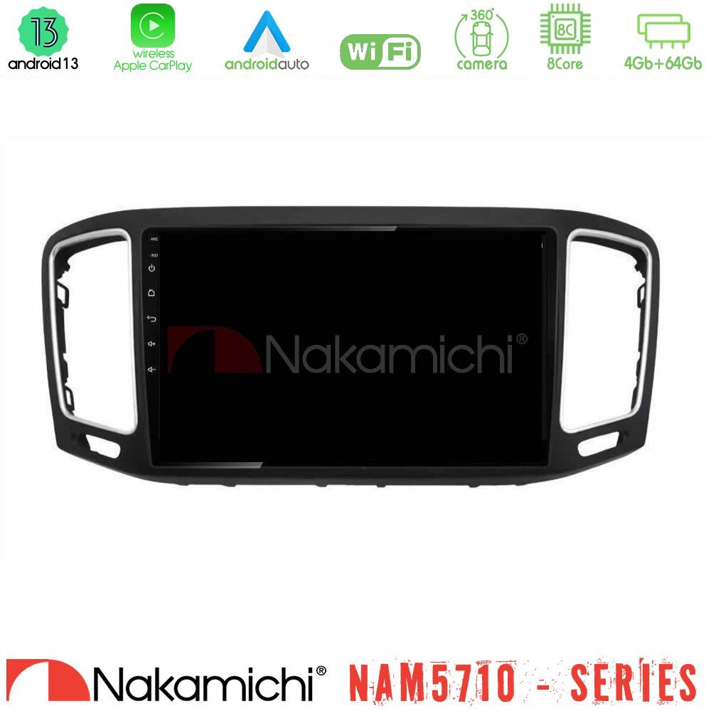 Nakamichi NAM5710 Series 8Core Android13 4+64GB VW Sharan 2015-2023 Navigation Multimedia Tablet 9"