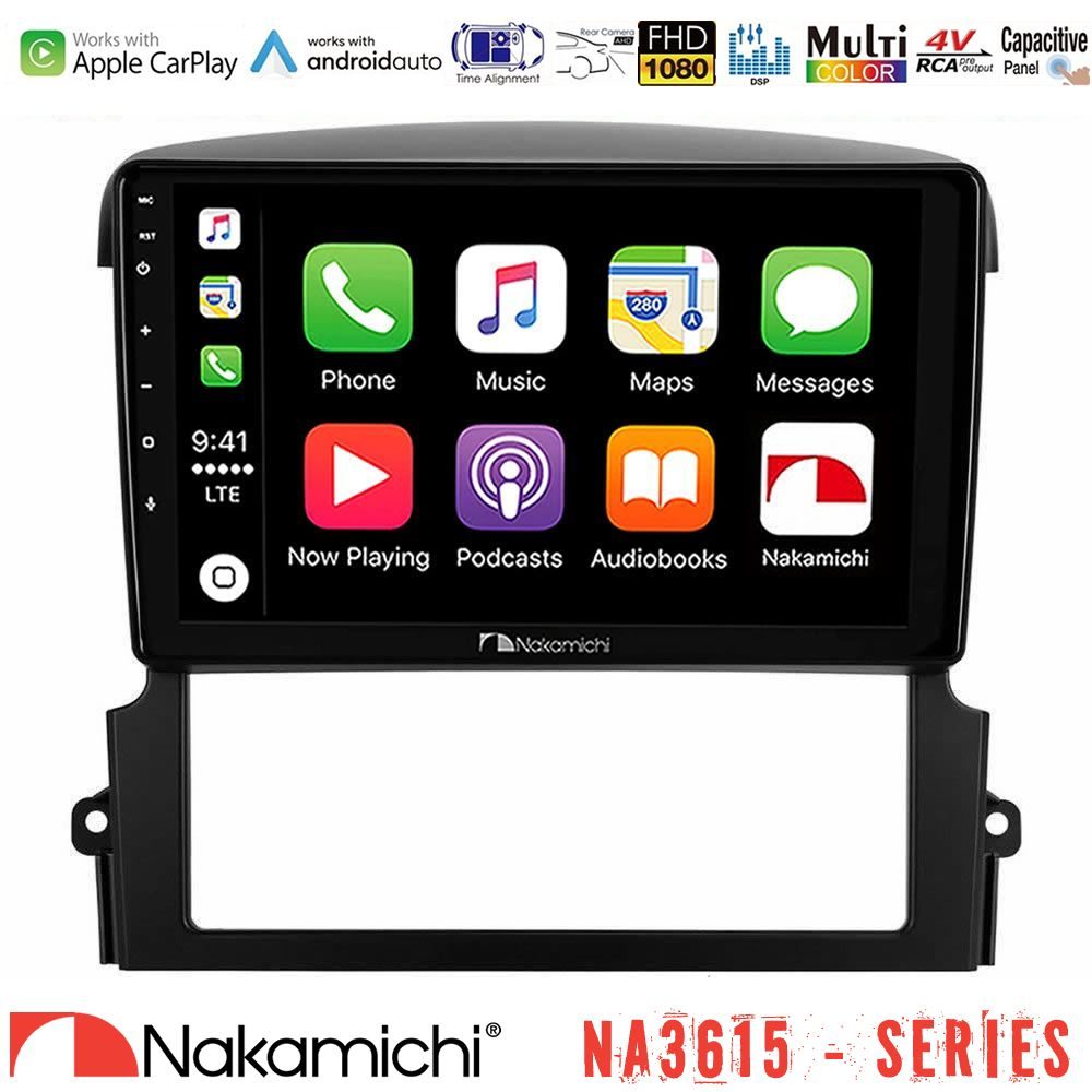 Nakamichi NA3615 Series Με Wireless Carplay & Android Auto  Kia Sorento Media Station Tablet 9"