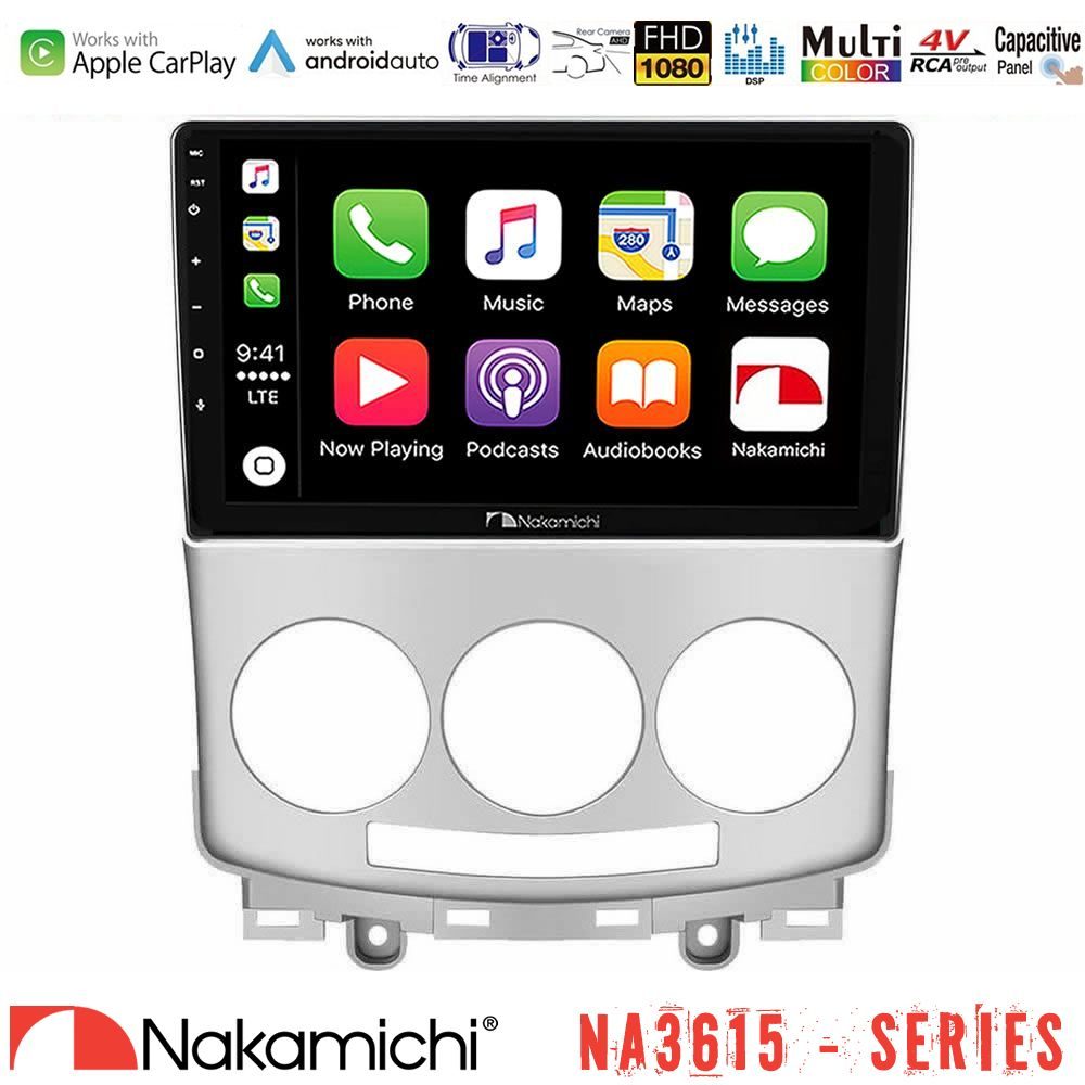 Nakamichi NA3615 Series Με Wireless Carplay & Android Auto  Mazda 5 2004-2010 Media Station Tablet 9"