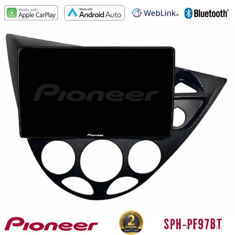 Pioneer SPH-PF97BT Series Ford Focus 1999-2004 (RHD) Multimedia Station 9" (Tablet Style) Με Carplay & Android Auto