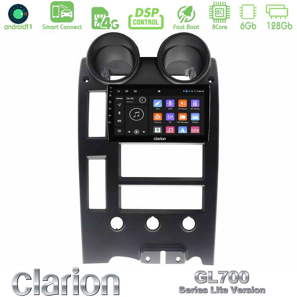 Clarion GL700 Lite Series Hummer H2 2002-2007 8Core Android11 6+128GB Navigation Multimedia Tablet 9" Με Carplay & Android Auto